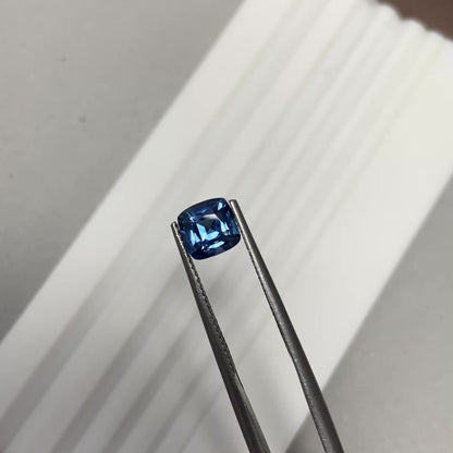 Unheated Cornflower Blue Sapphire Cushion 1.66ct with Certificate