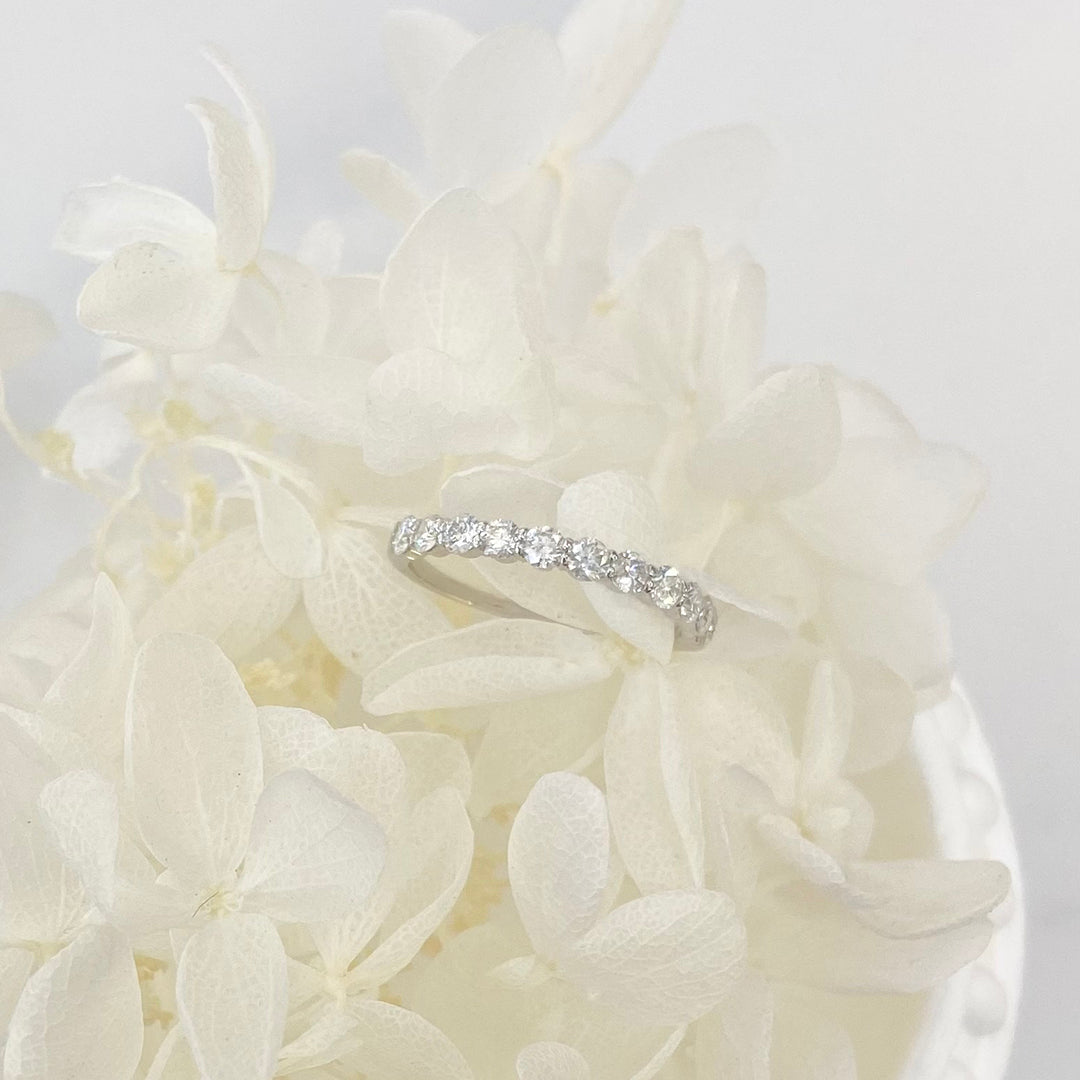 白金鑽石排戒 White Gold Deluxe D-color Diamond Eternity Ring