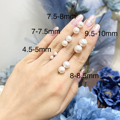 Akoya Stud Earrings on hand in different sizes 不同珍珠耳環大小